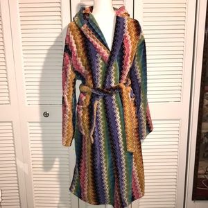 Missoni Home Signature Zig Zag Printed Bathrobe!